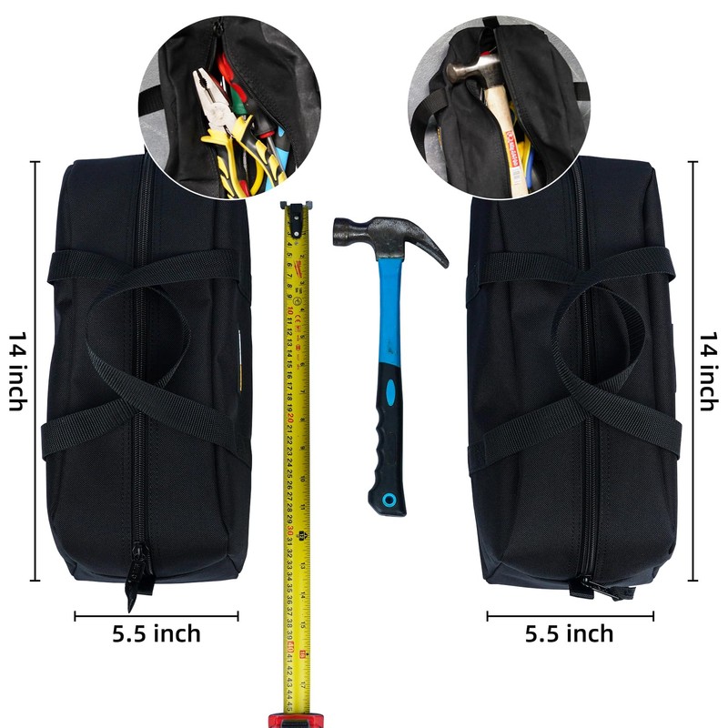 MELOTOUGH Canvas Utility Tool Tote bag Combo Kit-Includes 2 Medium