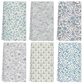 6 Pack Floral Kitchen Towels Blue Dish Cloth Quick Dry Soft Absorbent Spring Decorative Counter Tea Towels for Kitchen Home Gifts- 15.7 * 23.6 inch