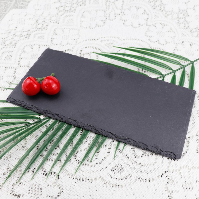 ZJIVQO Reptile Basking Platform Slate,Reptile Feeder Rock Plate,Snake Breeding Tray,