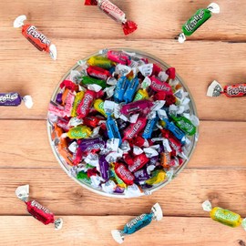 Tootsie Frooties Assorted Candy Mix (10 Fruity Flavors) - Tootsie Roll Taffies, Ultimate Fruity Variety Pack, Gluten Free, Peanut Free & Kosher Holiday Fruit Chews 1.5 Lb