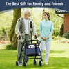 supregear Walker Bag, Walker Basket w/Cup Holder, Folding Walker Carry