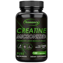 Creatine Monohydrate Capsules, 3, 60 Tablets for strengthening muscle mass and improving athletic performance recovery / 근육량 강화 및 운동 성능 향상 회복을 위한 크레아틴 모노하이드레이트 캡슐, 3개, 60정