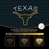 TEXAS Longhorn Neon Sign for Wall Decor -Adjustable Brightness LED