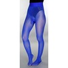 Medias pantymedias/brillantes para mujer y hombre, Azul, One Size