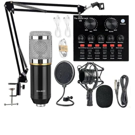BM Podcast Equipment Bundle BM-800 Condenser with Voice Changer Recording Studio