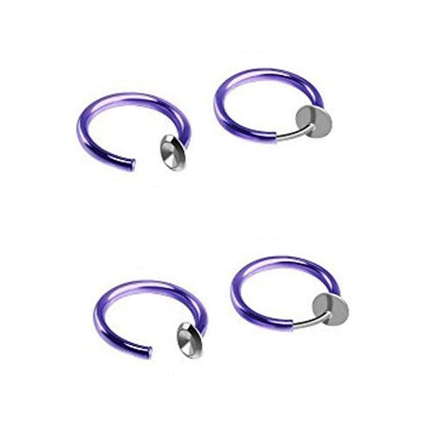 Magik Clip-On Spring Action Non-Piercing Fake Septum Lip Cartilage Nose