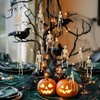 10 Pcs Mini Halloween Skeleton Decorations, White Small Plastic Skeleton