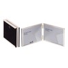 6 x 4-inch Silver Thin Edge DOUBLE LANDSCAPE Photo Frames