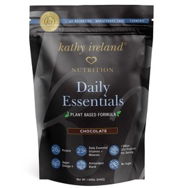 AMAXI AMAXI Kathy Ireland Nutrition Daily Essentials Plant-Based Protein Powder for Women, 26g Vegan Protein, Lean Meal Replacement - Chocolate