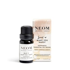 NEOM - Happiness Essential Oil Blend, 10ml | Neroli, Mimosa & Lemon | Scent to Make You Happy Range | 100% Natural Fragrance