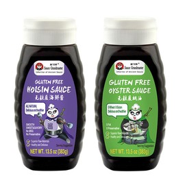 Sauce Grandmaster Double Delight Gluten-Free Sauces Bundle – 70% Oyster Extract Oyster Sauce + Sweet Hoisin Sauce – No MSG, No Preservatives, Keto-Friendly: Ideal for Asian Cuisine, BBQ, and Healthy Cooking