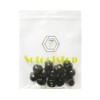 #10-24 Black Acorn Cap Nuts, Acorn Nut Stainless Steel 18-8(304),