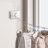 Retractable Clothesline Outdoors,Heavy Duty 16.7 Ft Travel Clothesline Clothes Drying