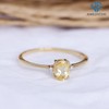 JEWELEXCESS Citrine November Birthstone Jewelry – 0.40 Carat Citrine 14K