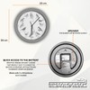 STARLYF Wall Clock Birdsong Clock, Original, With 12 native songbirds,