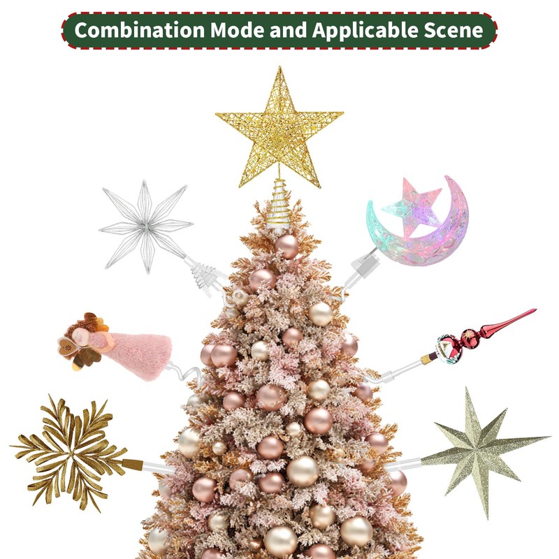 Christmas Tree Topper Holder - Twist On Universal Stabilizer with