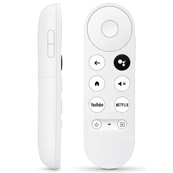 AieSHOP New Upgrade Voice Remote for Google Chromecast 4k Snow/HD