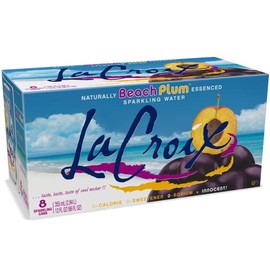 La Croix Sparkling Water, Beach Plum, 12 Fl Oz (pack of 8)