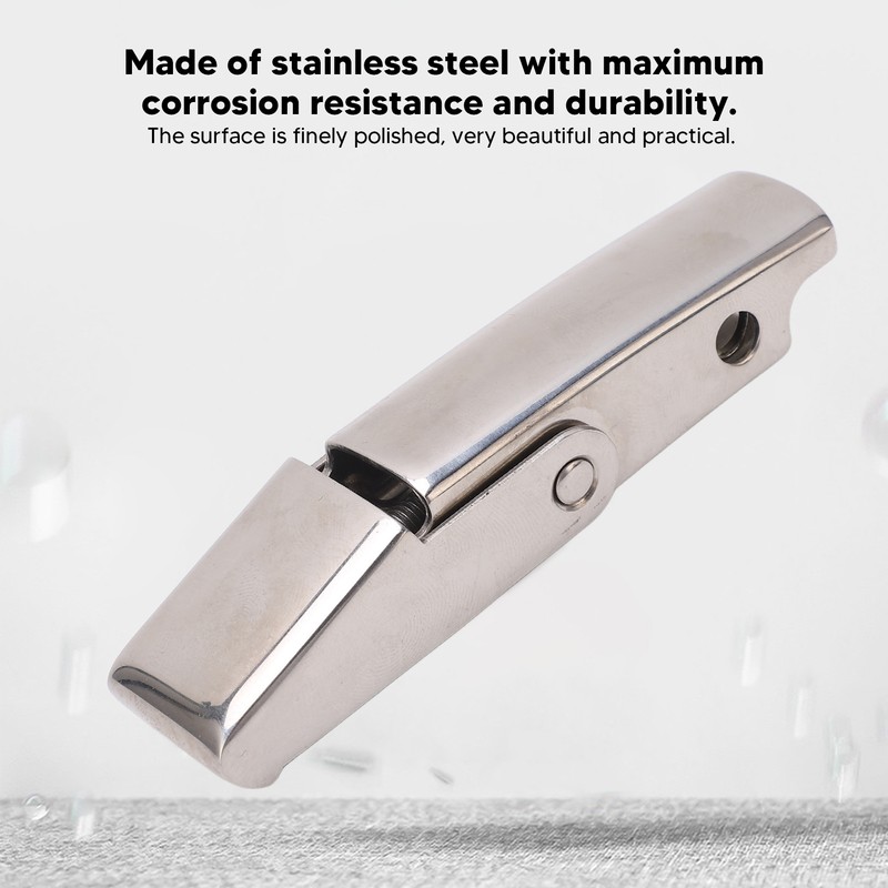 Boat Latch Stainless Steel Clamp Lock Firm Locking Heavy Duty