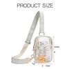 Clear Crossbody Bag Clear Bag for Stadium Events, Clear Purses