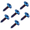 Dingtai 6pcs Titanium M4 M5 M6 15 17 20 25mm