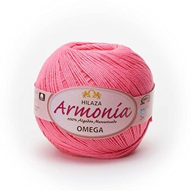 Hilaza Armonía Omega, bola de 100 gramos (Rosa)