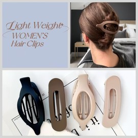 8 pcs hair clips (Nature Color)
