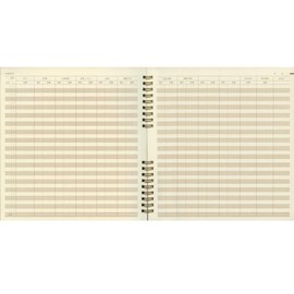 Budget Book Housekeeping Book paヴxo Black [CP014]