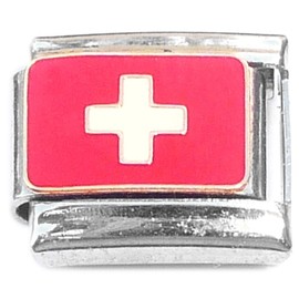 Flag Of Switzerland Italian Charm