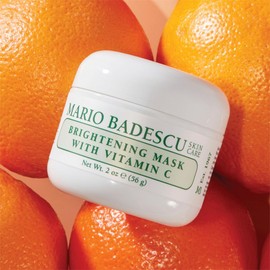 Mario Badescu Mascarilla iluminadora con vitamina C para todo tipo de piel Mascarilla facial que ilumina la piel y destapa los poros Formulado con vitamina C y arcilla de caolín 59 ml