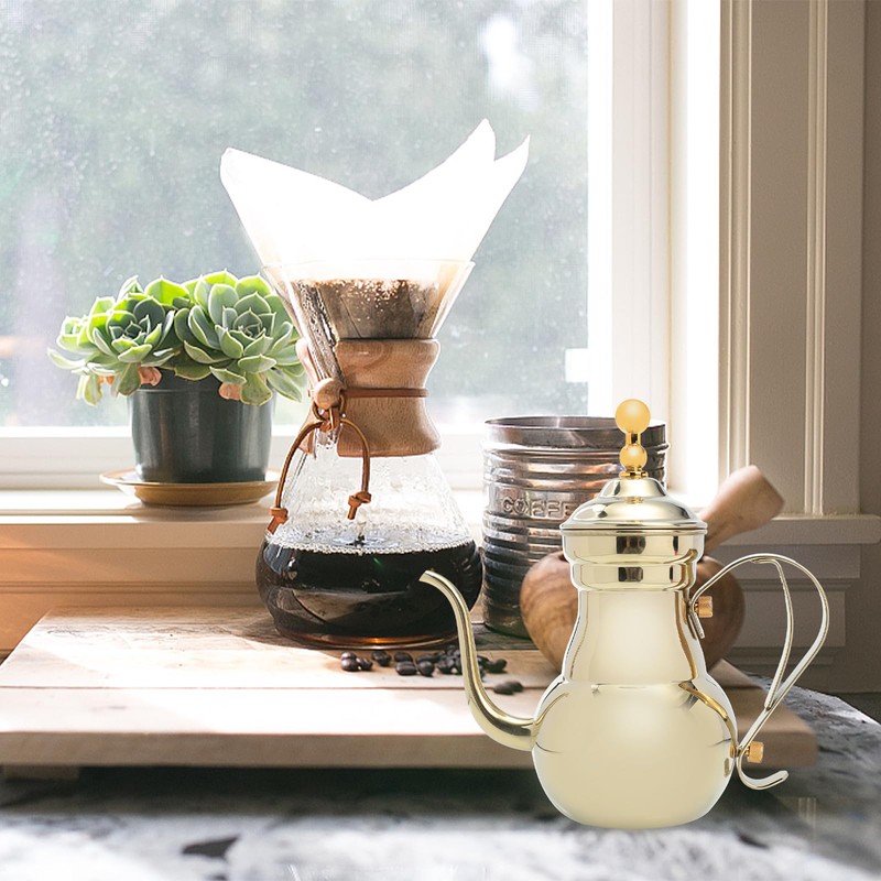 Zerodeko Arabic Coffee Pot Sauce Stainless Steel