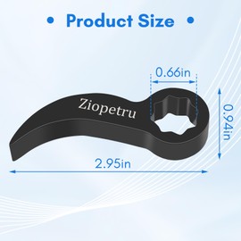 Ziopetru Pry Bar Wrench Adaptor Head, Prybar Wrench Adapter,Crowbar Adapter Head Tool,Prybar Ratchet Adapter,Half Shaft Removal Car Repairing Tools 1/2" Drive