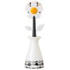 Vigar Flower Power Nylon Dish Brush with White Vase Holder,