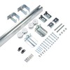 DIYHD 6FT Raw Material Galvanized Box Track Ceiling Mount Sliding
