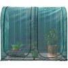 Poray Large Tunnel 73''x37''x61''Plant Netting Cover,5FT Tall Crop Cage Tomato