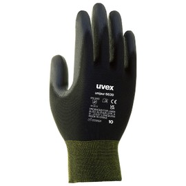 Uvex 60248 10 Unipur 6639 Safety Glove, Size: 10, Black