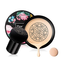 Mushroom Head Air Cushion CC Cream Foundation Cover Concealer Makeup Moisturising Brightening Pigment Liquid Foundation, Even Skin Tone Makeup Base BB (Bright White)
