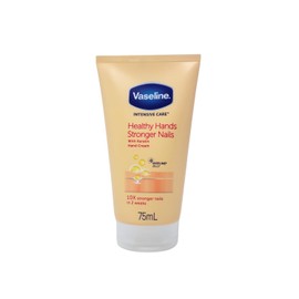 Vaseline Intensive Care Healthy Hands Stronger Nails Hand Cream with Keratin, 75ml (Pack of 6)