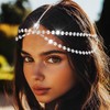 Yean Sequins Boho Headband Gold Head Pieces Goddess Headpiece for