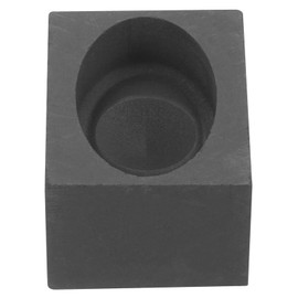 Operitacx Gold Silver Graphite Ingot Mold Metal Casting Mold Melting Crucible Furnace for Melting Casting Refining Gold Silver Aluminum Copper Brass Zinc Plumbum Alloy Metals