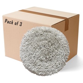 High-Profile Cotton Carpet Bonnets - Heavy Soil Extraction for Rotary Floor Machines – 17 Inch