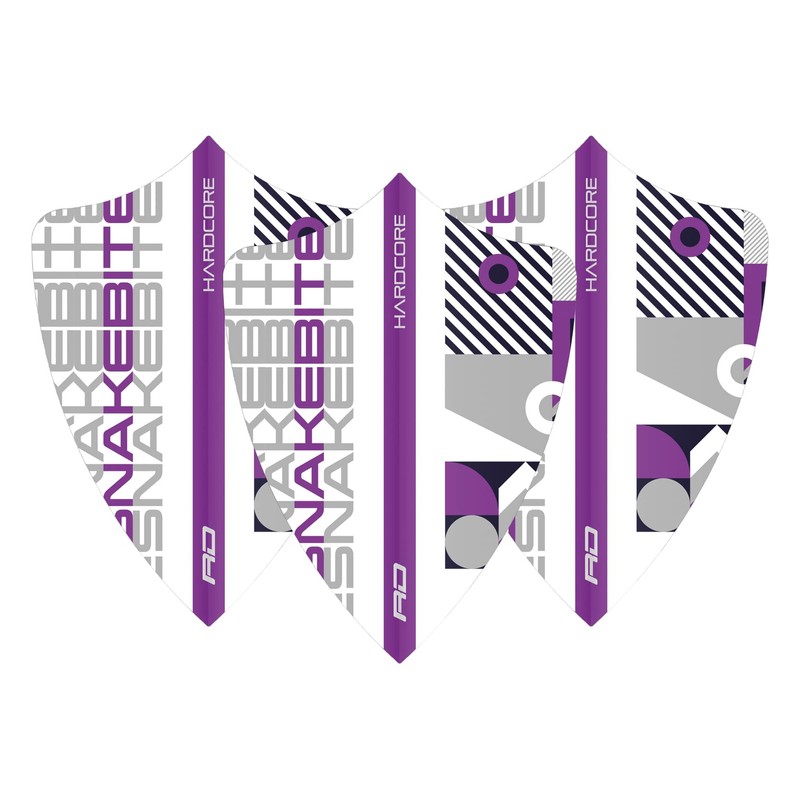 RED DRAGON Peter Wright Snakebite Hardcore Freestyle White Stack Dart