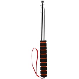 Generic 2.5m Telescopic Flag Pole, Outdoor Flag Pole, Stainless Steel Teacher Education Pointer for Tour Guides and Banners, Hand Flag, Indicator Rod, Easy Grip Anti-Slip Grip for Flags (2.5M)
