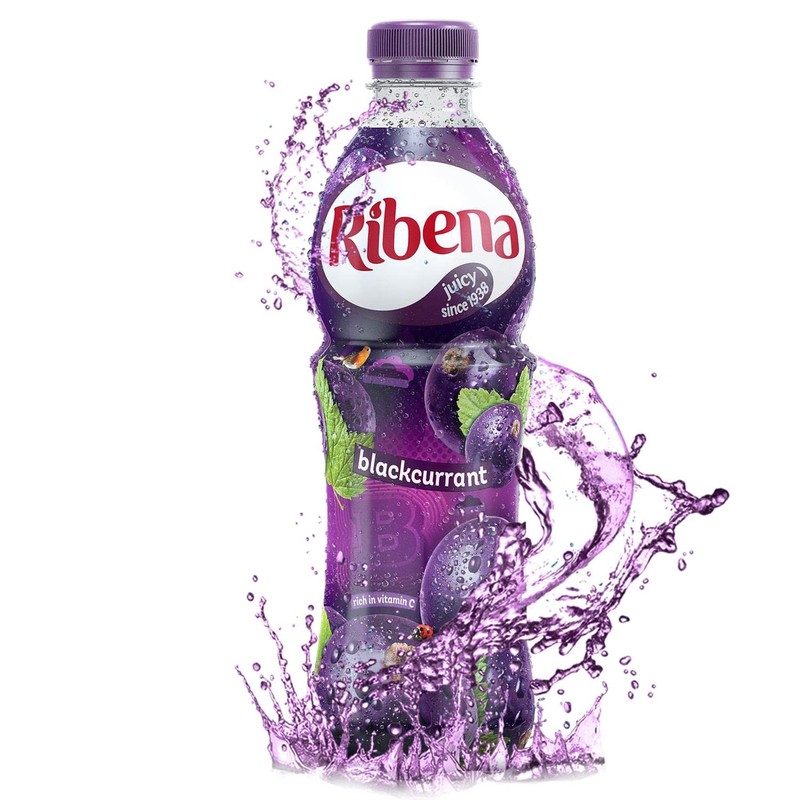 Ribena Blackcurrant juice drink, 12 x 500 ml