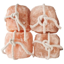 Focus Nutrition 4 Pack of 4LB Natural Mineral Himalayan Salt Block Salt Lick