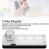 3 Key Keypad Bluetooth Wireless USB Wired Programmable DIY Keyboard