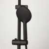 Washly Black Shower System Set Rainfall Spout Round Head with