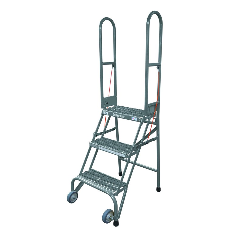 Cotterman GripTips™ rolling warehouse ladder rubber feet, crutch tip kit