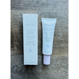 Mary Kay NIB Mary Kay " IVORY 100 " MEDIUM Coverage Foundation -DISCONTINUED Pink Cap