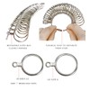 PHYHOO Ring Sizer Measuring Tool Set Metal Finger Sizing Gauge
